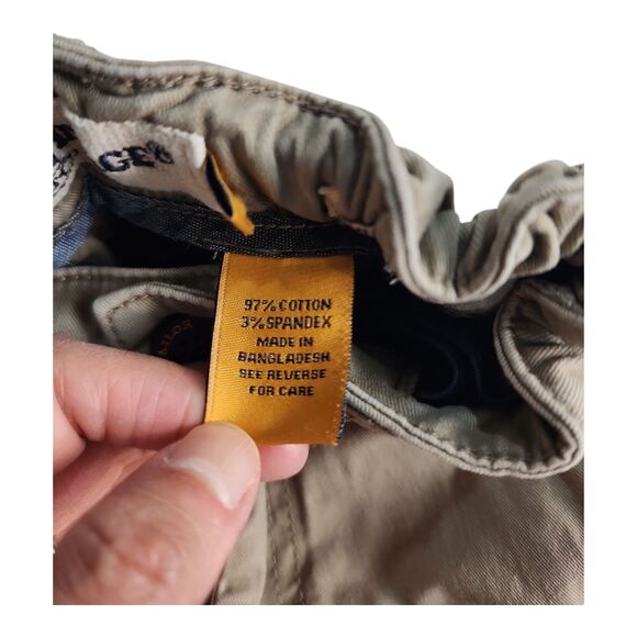 Tailor Vintage Boys Connecticut Originals Pants Sz 7 Tan Adjustable Elasti Waist - Picture 9 of 11